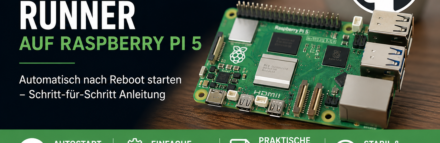 Github self hosted runner on Pi5 as a service