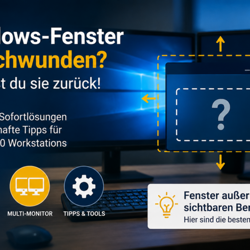 Windows-Fenster verschwunden? Sander Software & Konzepte GmbH